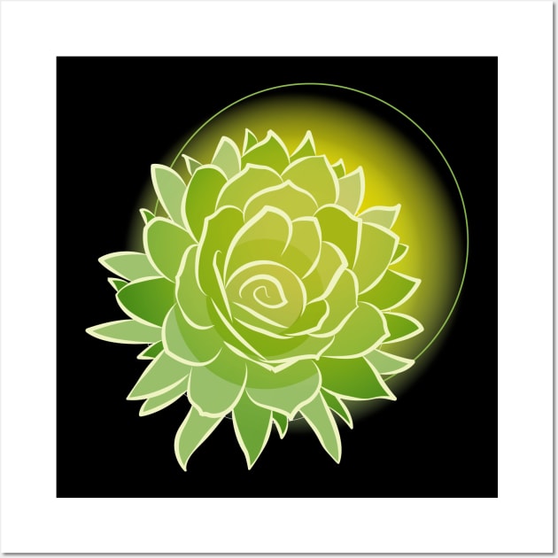 Cactus Bloom Wall Art by BeCreativeHere